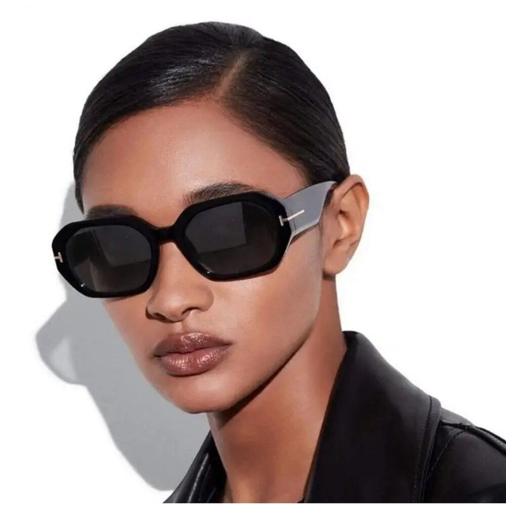 Fashion Square Sunglasses Women Brand Designer Retro Black Eyewear Shades UV400
